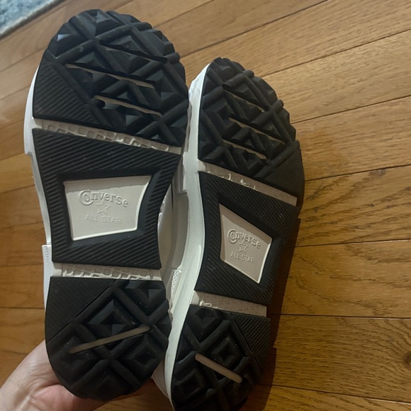 Converse White High-Top Sneakers - Picture 8 of 8